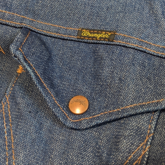 70s Wrangler denim Vintage Wrange Coat jacket - Picture 4 of 5